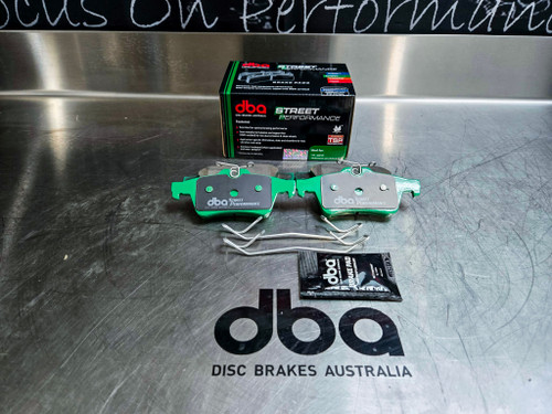 Focus XR5 DBA Street Performance Rear Brake Pads DB1763SP
Part number cross references: MEAV6J 2M008 AA, MEMV6J 2M008 A2A & 3M51 2M008 AC