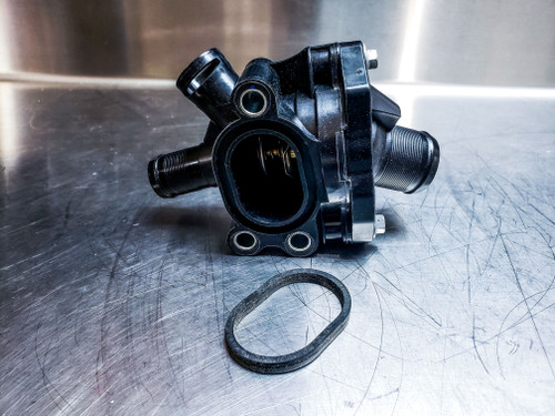 Focus XR5 Turbo, Mondeo XR5 Turbo, Focus RS mk2, Kuga 2.5T Thermostat Housing
Part number cross references: 6M5G 9K478 AA, 6M5G 9K478 AB & 6M5G 9K462 AA