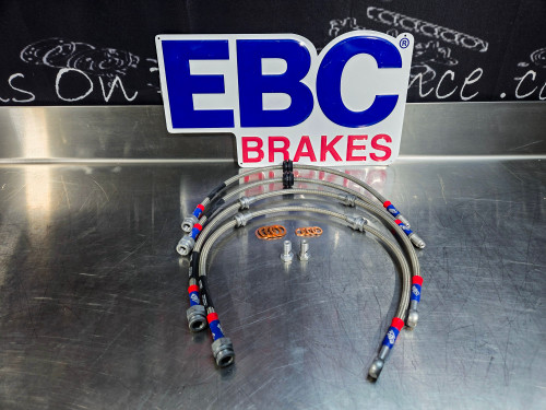 EBC Brakes Braided Brake Lines Focus RS mk2 BLA1024-4L
Ford part number cross references: 9M51 2078 AC & 9M51 2282 AB