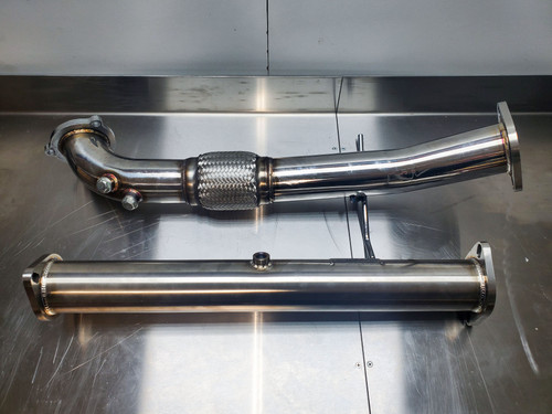 3" Stainless Downpipe Decat 3" Stainless Downpipe Decat