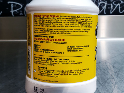 REDLINE 75W140 GL-5 Gear oil 
Focus RS mk3 PTU (transfer box) REDLINE 75W140 GL-5 Gear oil 
Focus RS mk3 PTU (transfer box)