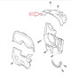 Upper Timing Cover 
Part number cross reference 8M5N 6P073 AA