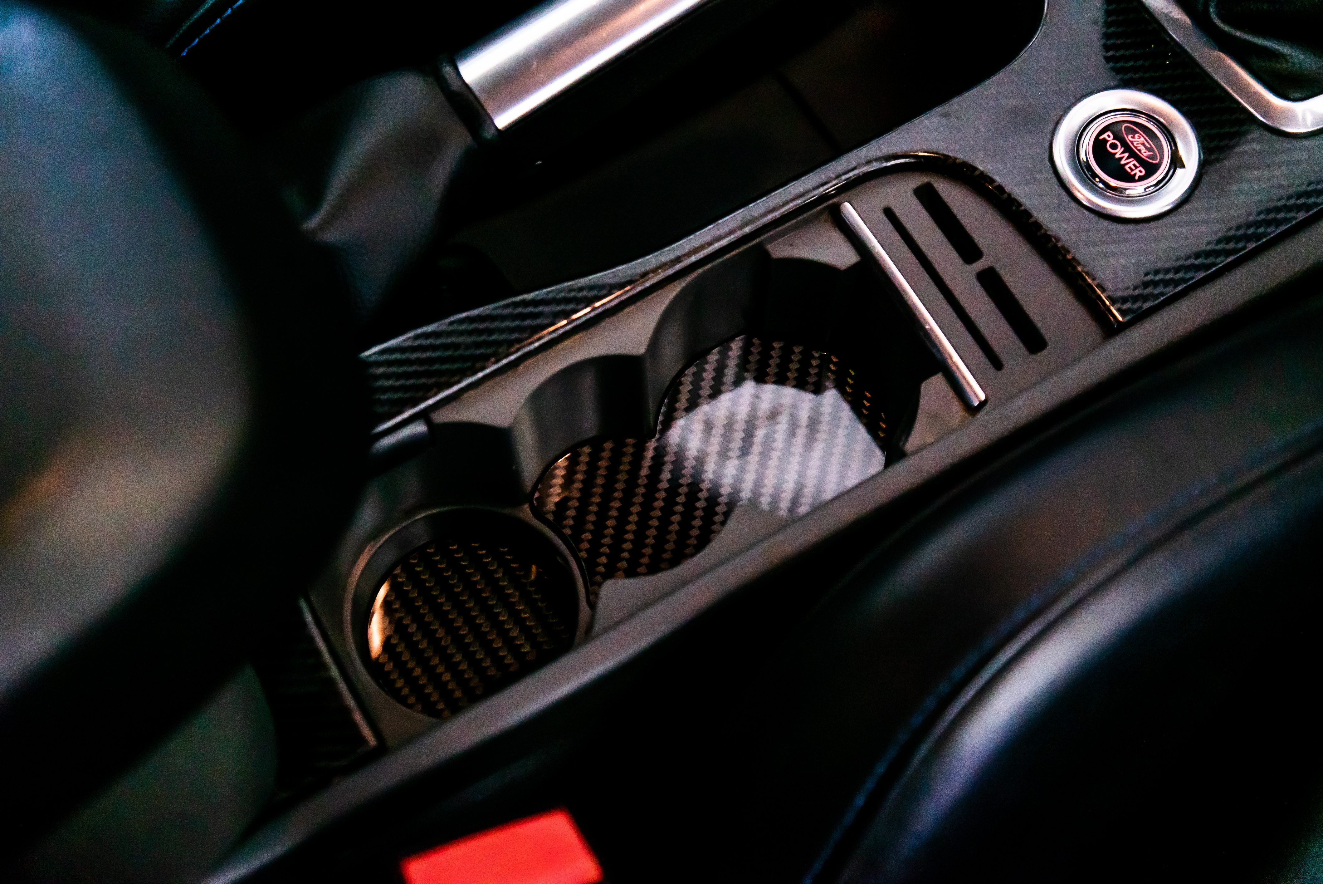 Carbon Fiber Center Console Inserts LV mk2 - Focus On Performance