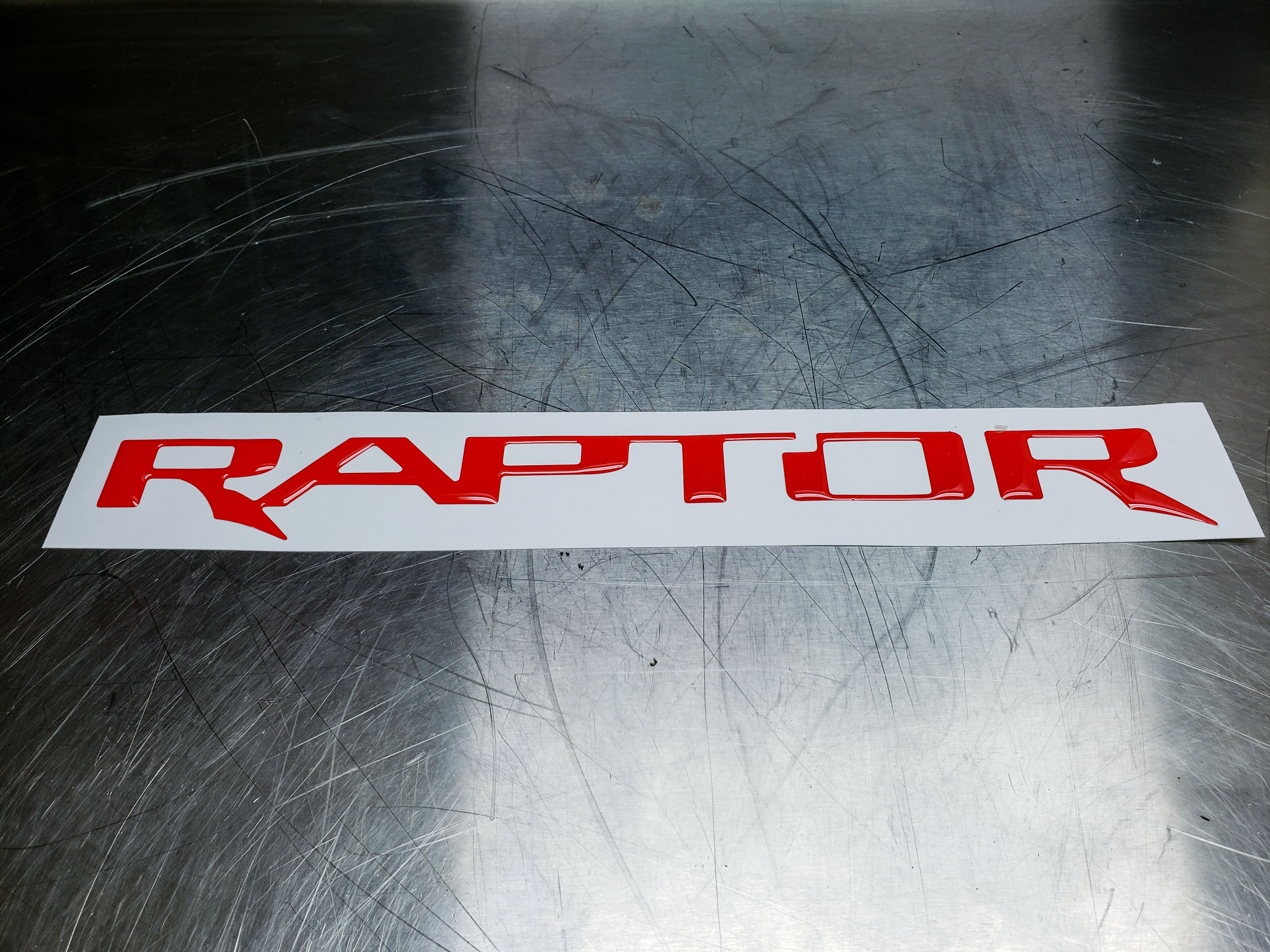 Ranger Raptor Next Gen Badge Gel Inserts CODE ORANGE - Focus On Performance