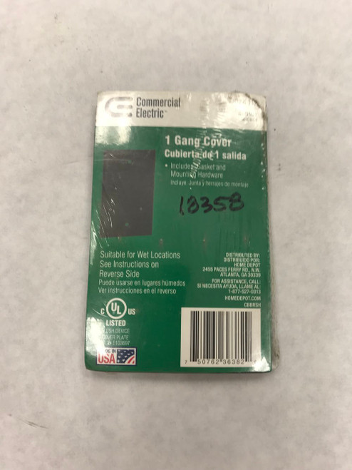 commercial electric 678112 gang cover