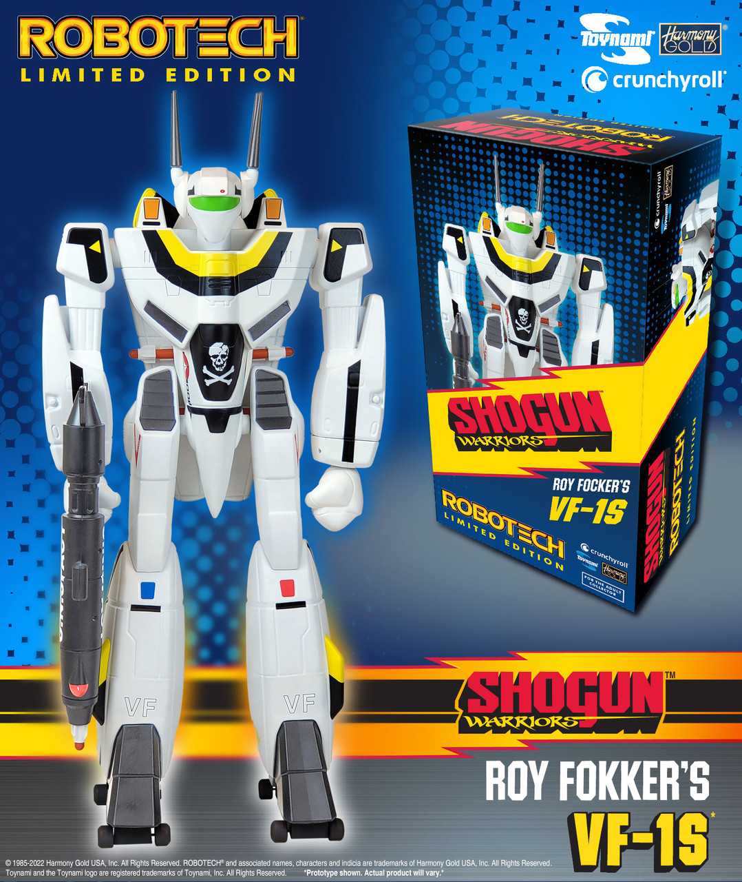 Robotech Roy Fokker's Shogun Warrior VF-1S - Toynami Inc