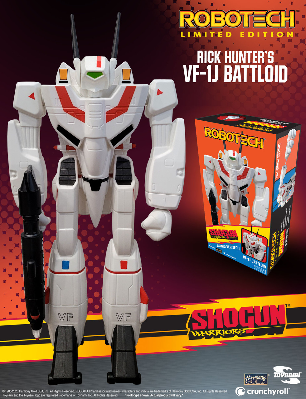 Robotech Rick Hunter's Shogun Warrior VF-1J - Toynami Inc