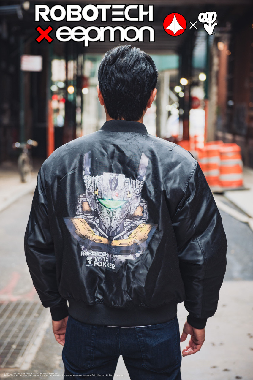 Robotech X eepmon - VF-1S Skull Leader Aviator Flight Jacket