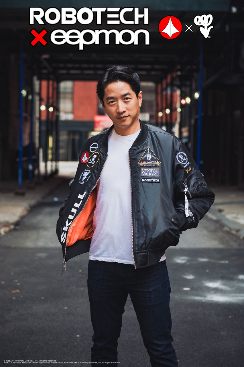 PILOT デシモ EF Robotech X eepmon - VF-1S Skull Leader Aviator Flight Jacket