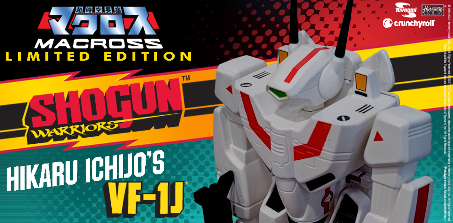 RICK HUNTER'S VF-1J LIMITED EDITION SHOGUN WARRIORS ROBOTECH 24" RETRO FIGURE