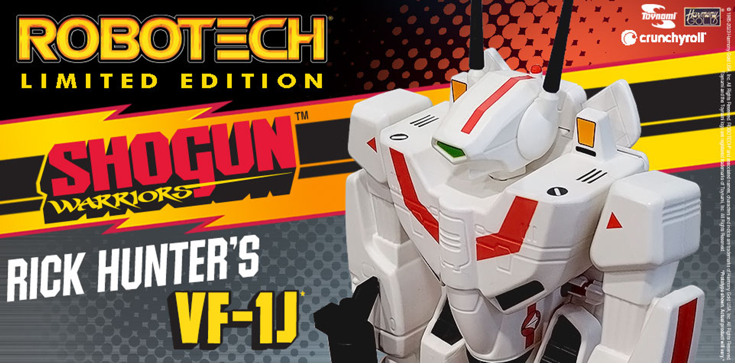 RICK HUNTER'S VF-1J LIMITED EDITION SHOGUN WARRIORS ROBOTECH 24" RETRO FIGURE