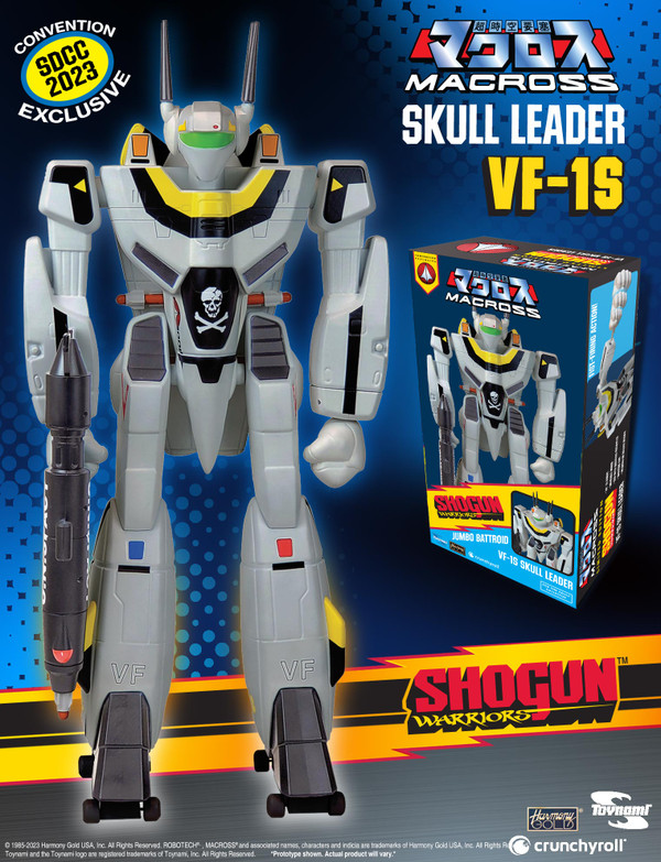 Macross Skull Leader Shogun Warrior VF-1S SDCC 2023 Exclusive 