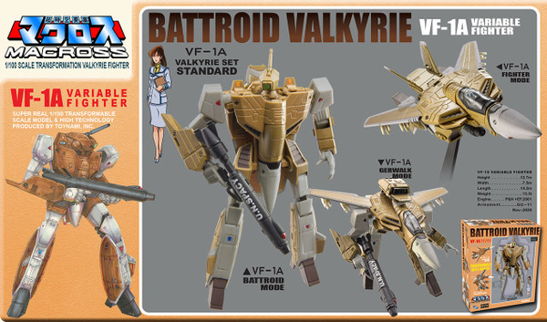 Macross Saga: Retro Transformable 1/100 VF-1A Valkyrie
