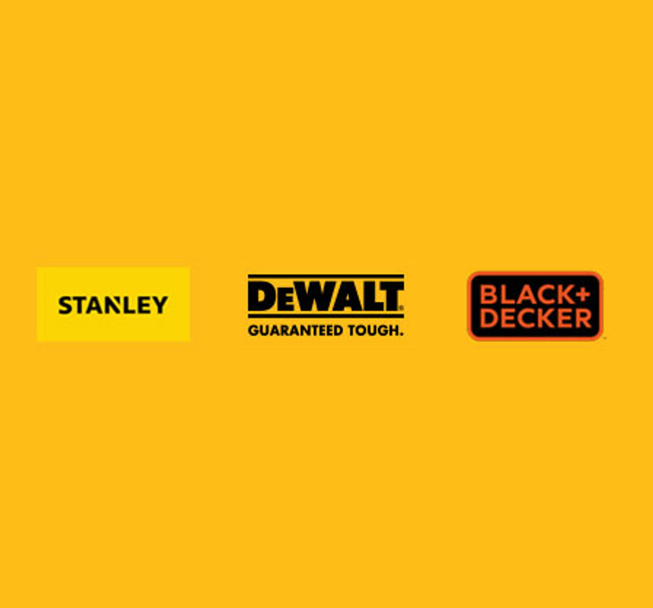 Dewalt Stanley Black & Decker Logos