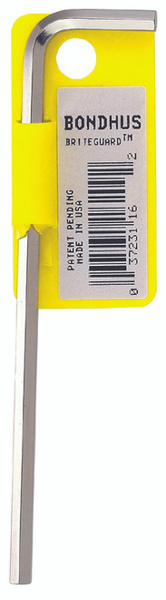 1/4" Briteguard Plated Hex L-Wrench - Long    Tagged/Barcoded  - 16112 - Quantity: 5