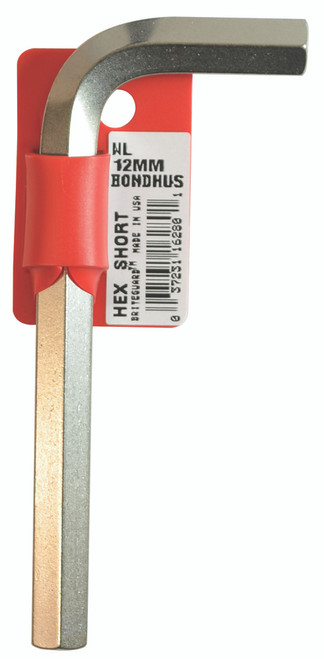 14Mm Briteguard Plated Hex L-Wrench - Short  Tagged/Barcoded - 16284 - Quantity: 1