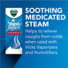 Vicks VapoSteam Medicated Liquid with Camphor, a Cough Suppressant, 8 Oz – VapoSteam Liquid Helps Relieve Coughing, for Use in Vicks Vaporizers and Humidifiers