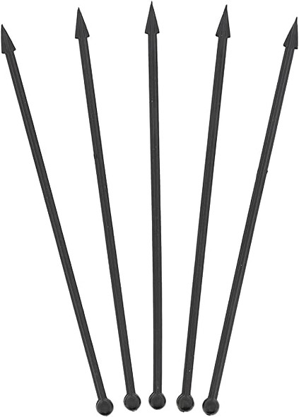 Royal Black Plastic Arrow Picks, Package of 1000