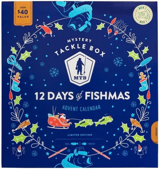 Mystery Tackle Box 12 Days of Fishmas Advent Calendar 2022