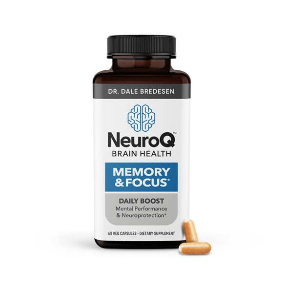 Life Seasons NeuroQ Memory & Focus - Neuroprotective Formula by Dr. Dale Bredesen - Boost Cognitive Performance and Maintain Memory and Healthy Brain Function - 60 Capsules