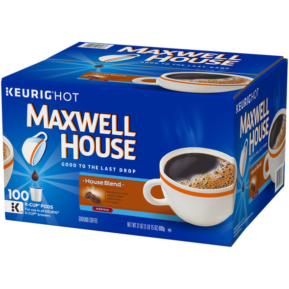 Maxwell House House Blend Medium Roast K-Cup® Coffee Pods, 100 ct Box