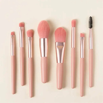 8Pcs Soft Fluffy Makeup Brushes Set for cosmetics Foundation Blush Powder Eyeshadow Kabuki Blending Makeup brush beauty tool Makeup by Dropshee