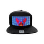 Two Black LED Message Display Baseball Cap USB Rechargeable Cap by DSERS