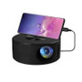 YT200 Mini Projector Black Phone Compatible