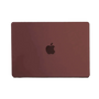 Apple MacBook Pro Soft Laptop Case, MacBook Pro 14, red slim protective cover with Apple logo.
