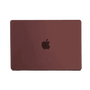 Apple MacBook Pro Soft Laptop Case, MacBook Pro 14, mauve colored protective sleeve with Apple logo.
