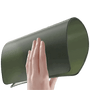 Apple MacBook Pro Soft Laptop Case in green color held by a hand for demonstration purposes.
