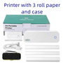 Thermal Portable Mini Printer with Paper Samples Mini Office Bluetooth Printer. Thermal Printer by CJ