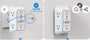 US Multi Socket Wall Socket with 6 AC Outlets US Multi Socket Wall Socket by GiFTiFY