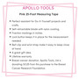 25ft. Tape Measure - Pink - DT5002P Pink Tool Kit by Apollo Tools