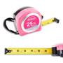 25ft. Tape Measure - Pink - DT5002P Pink Tool Kit by Apollo Tools
