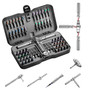 VMAN Precision 66in1 magnetic Ratchet Screwdriver Set with T-handle and bits for furniture and electronics repair.
