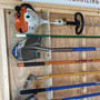 Garden Tool Organizer – Yard Tool Rack for Shed Storage Shed Organization