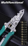 Multifunctional Wire Stripper with Electrical Test Pen, Foldable Cable Cutter Tool