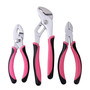 3 Pliers - Pink - DT5008P Pink Tool Kit by Apollo Tools