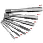 M3-M12 8/6 PCS Metric Hand Tap Set HSS Right-handed Tapping Drill Thread Punching Wrench Hand Tools Male to Make Thread in Steel Hand Tap Set