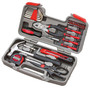 39 Piece General Tool Set DT9706 with Apollo Hand Tool Lifetime Warranty in red and black case.