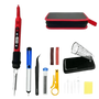 80W Soldering Iron Kit Adjustable Temperature LCD Solder Soldering Irons