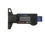 Digital Tread Depth Gauge Set, black, for Automotive Safety Tools, displays inch/mm measurements clearly.