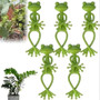 1/2/5pcs Frog Plant Stand Green Frog Plant Supports Cute Stable Support for Small Potted Plants Succulents Planter Decorations by DSERS