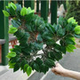 12pcs/Lot Artificial Leaf Fake Flower Decoration Home Wedding Party Scene layout DIY Simulation Plant Ficus Leaves Decor Acces by DSERS