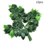 12pcs/Lot Artificial Leaf Fake Flower Decoration Home Wedding Party Scene layout DIY Simulation Plant Ficus Leaves Decor Acces by DSERS