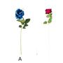 Red and blue silk roses, Valentine's Day Gifts, artificial flowers in vibrant colors, beautiful rose bouquet.
