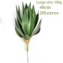 Artificial Aloe Vera Fake Succulents Simulated Agave Green Tropical Leaves by DSERS