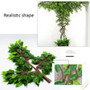 12pcs/Lot Artificial Leaf Fake Flower Decoration Home Wedding Party Scene layout DIY Simulation Plant Ficus Leaves Decor Acces by DSERS
