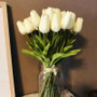 5 Pieces Tulips Artificial Flowers Bunch Home Decor Real Touch Tulip Flowers for Decoration Wedding Bridal Bouquet Fake Flowers by DSERS